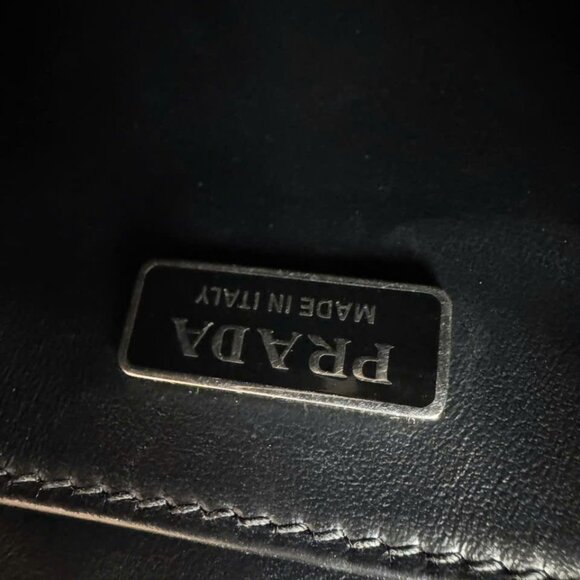 ❌SOLD❌ Prada Cleo Brushed Leather Shoulder Bag Black - Picture 13 of 16